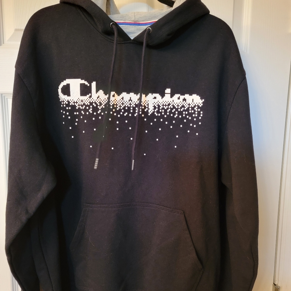 Men's Champion Hooded Sweatshirt Large